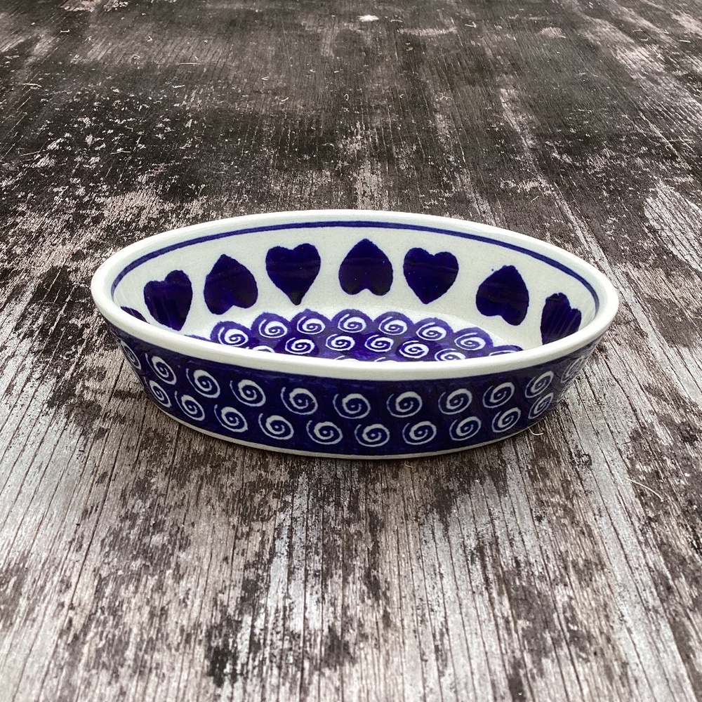 Boleslawiec Polish pottery handmade Soap Dish